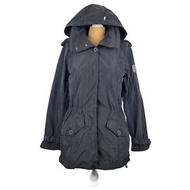 Bogner Black Jacket with Detachable Hood Black