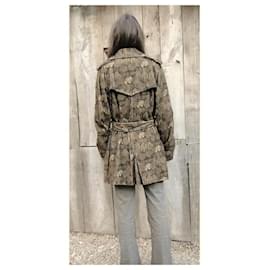 Dolce & Gabbana-Trench coats-Brown