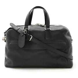 Gucci-Bolsa de viagem em couro Gucci com logotipo G entrelaçado-Preto