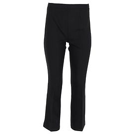 Prada Straight Leg Pants in Black Polyester Black