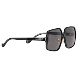 Loewe- Loewe Tinted Oversized Sunglasses in Black Acetate-Black