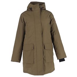 Canada Goose Parka en polyester vert avec fermeture éclair sécurisée Vert
