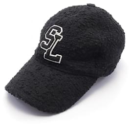 Yves Saint Laurent-Yves Saint Laurent Wool Cap Black Unisex-Black