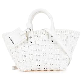 Balenciaga-Balenciaga Bistro Basket XS Handbag White-White