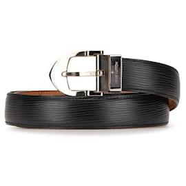 Louis Vuitton-Cinto de couro Louis Vuitton M6833-Preto
