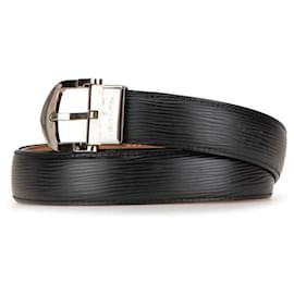 Louis Vuitton-Cinto de couro Louis Vuitton M6833-Preto