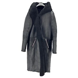 Abrigos RICK OWENS T.IT 48 de piel de oveja Negro