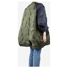 Sacai-Olive green nylon shell jacket - size UK 10-Green