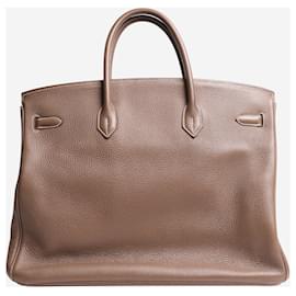 Hermès-Brown Birkin 40 in Togo leather-Brown