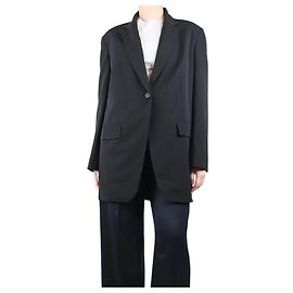 The row Schwarze Crepe-Blazer - Größe M Schwarz