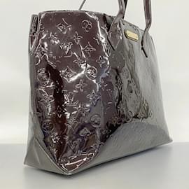 Louis Vuitton-Louis Vuitton Tote Bag Vernis Wilshire MM M91645-Dark red