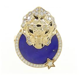 Chanel-Chanel Lapis Lazuli and Diamond Band Ring-Other
