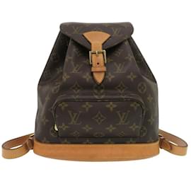 Louis Vuitton-Louis Vuitton Montsouris MM Monogram Backpack-Brown,Monogram