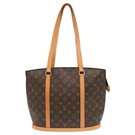 Louis Vuitton-Louis Vuitton Babylon Monogram Tote Bag-Brown,Monogram