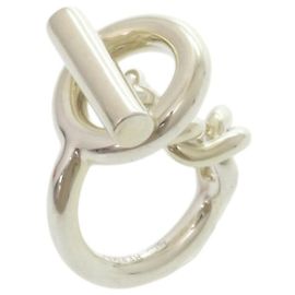 Hermès Anello in argento 925 Hermes Croisette Argento