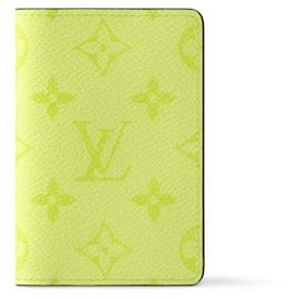 Louis Vuitton-LV Taigarama yellow lemonade pocket organizer-Yellow