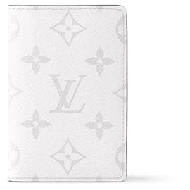 Louis Vuitton-LV taigarama white Pocket organizer-White