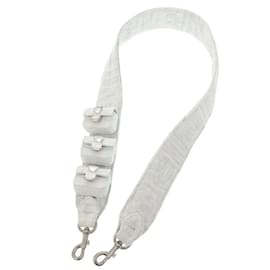 Fendi-Fendi x MARC JACOBS Denim Shoulder Strap-White,Blue