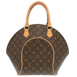 Bolsa de mão Monogram Ellipse MM Louis Vuitton Marrom Monograma