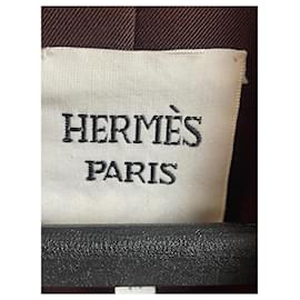 Hermès-Hermès leather jacket-Brown