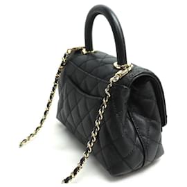 Chanel-Chanel Coco Handle 19 XXS Chain Shoulder Bag-Black