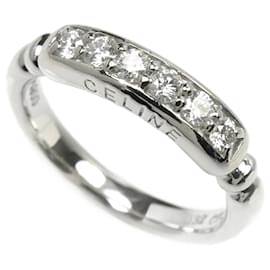 Céline-Celine Platinum Band Ring-Other