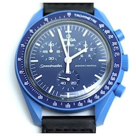 Autre Marque-Swatch OMEGAx Mission to Neptune Blue Men's Watch-Other