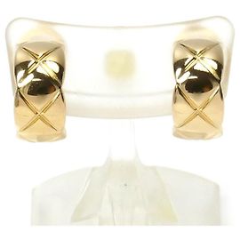 Boucles d'oreilles créoles Coco Crush en or jaune K18YG de Chanel Autre
