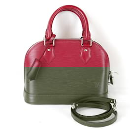 Louis Vuitton-Louis Vuitton Alma PM M40490 Shoulder Bag-Fuschia