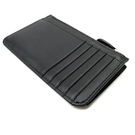 Balenciaga-Balenciaga Cash 2.0 Long Coin & Card Holder Case-Black