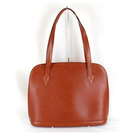 Louis Vuitton-Louis Vuitton Epi Leather Tote Bag-Brown