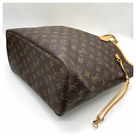 Louis Vuitton-Louis Vuitton Neverfull MM Tote Bag-Brown
