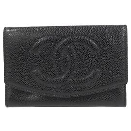 Chanel Timeless CC Line 01433 Wallet Black