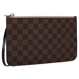 Louis Vuitton-LOUIS VUITTON Damier Ebene Neverfull MM Pouch Accessory Pouch LV Auth BA303-Other