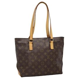 Louis Vuitton-LOUIS VUITTON Monogram Cabas Piano Tote Bag M51148 LV Auth bs22582-Monogram