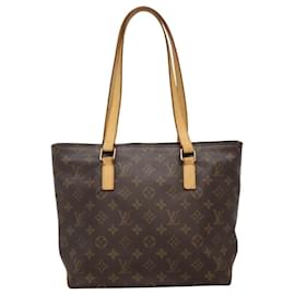 Louis Vuitton-LOUIS VUITTON Monogram Cabas Piano Tote Bag M51148 LV Auth bs22582-Monogram