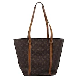 Louis Vuitton-LOUIS VUITTON Monogram Sac Shopping Tote Bag M51108 LV Auth 110080-Monogram