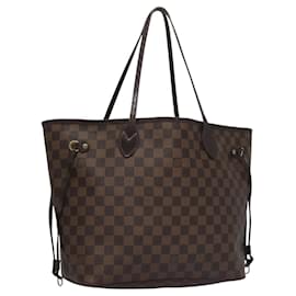 Louis Vuitton-LOUIS VUITTON Damier Ebene Neverfull MM Tote Bag N51105 LV Auth BA171-Other