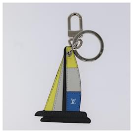 Louis Vuitton-LOUIS VUITTON Porte Cles Voirier Charm metal Silver M61918 LV Auth 114657-Silvery