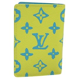 Louis Vuitton-LOUIS VUITTON Monogram Playground Organizer Dupoch Card Case M82034 Auth 115468-Yellow