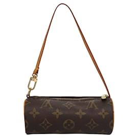 Louis Vuitton-LOUIS VUITTON Monogram Papillon Pouch LV Auth BA221-Monogram