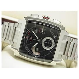Tag Heuer-TAG HEUER Monaco LS Chronograph CAL2110.BA0781 maker Complete Service done Mens-Silvery