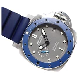 Panerai-PANERAI Submersible 42 MM shark gray PAM00959 '20 Mens-Silvery