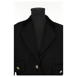 Sandro-Wool coat-Black