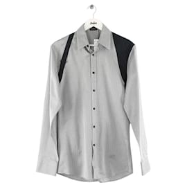 Alexander Mcqueen-Cotton shirt-Grey