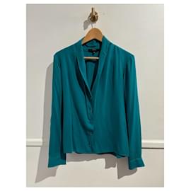Gucci-GUCCI Tops T.International M Silk-Blue