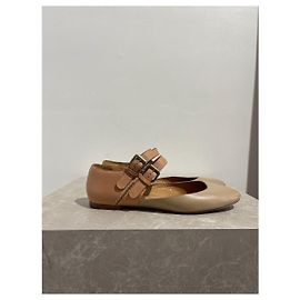 Chloé CHLOE Sapatilhas T.EU 37 Couro Bege