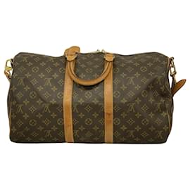Louis Vuitton-Louis Vuitton Keepall Bandouliere 45-Brown