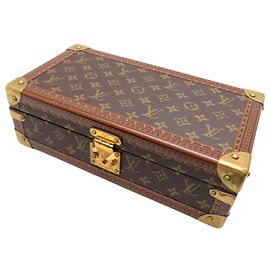 Cofre para 8 relógios Louis Vuitton Marrom