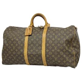 Louis Vuitton-Louis Vuitton Keepall 55-Brown